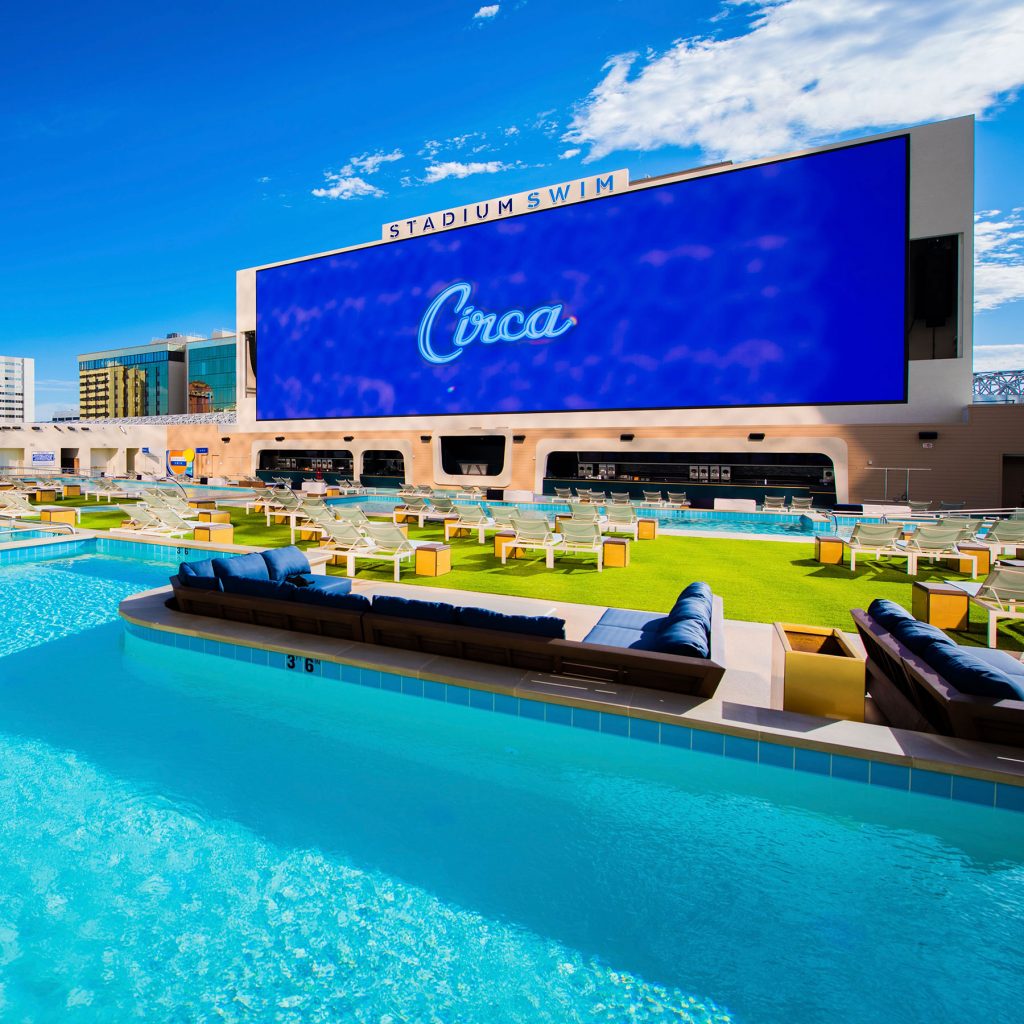 Swimming pool at Circa Resort in Las Vegas