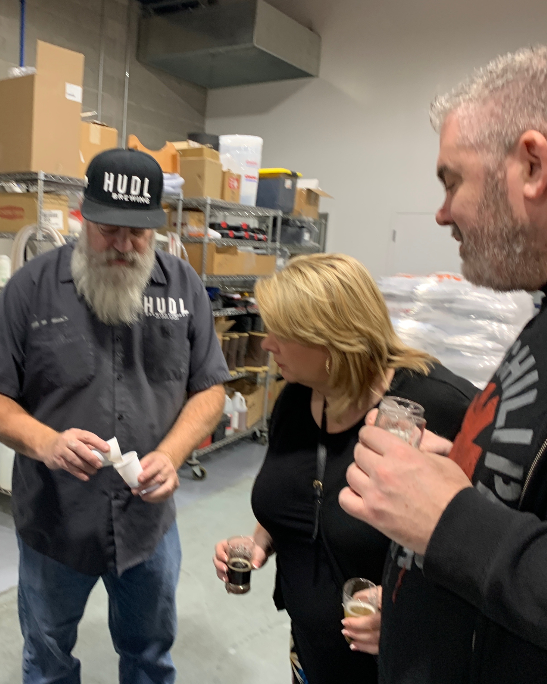 Inside the brewing room at Hudl Brewery in the 18b arts district in Las Vegas