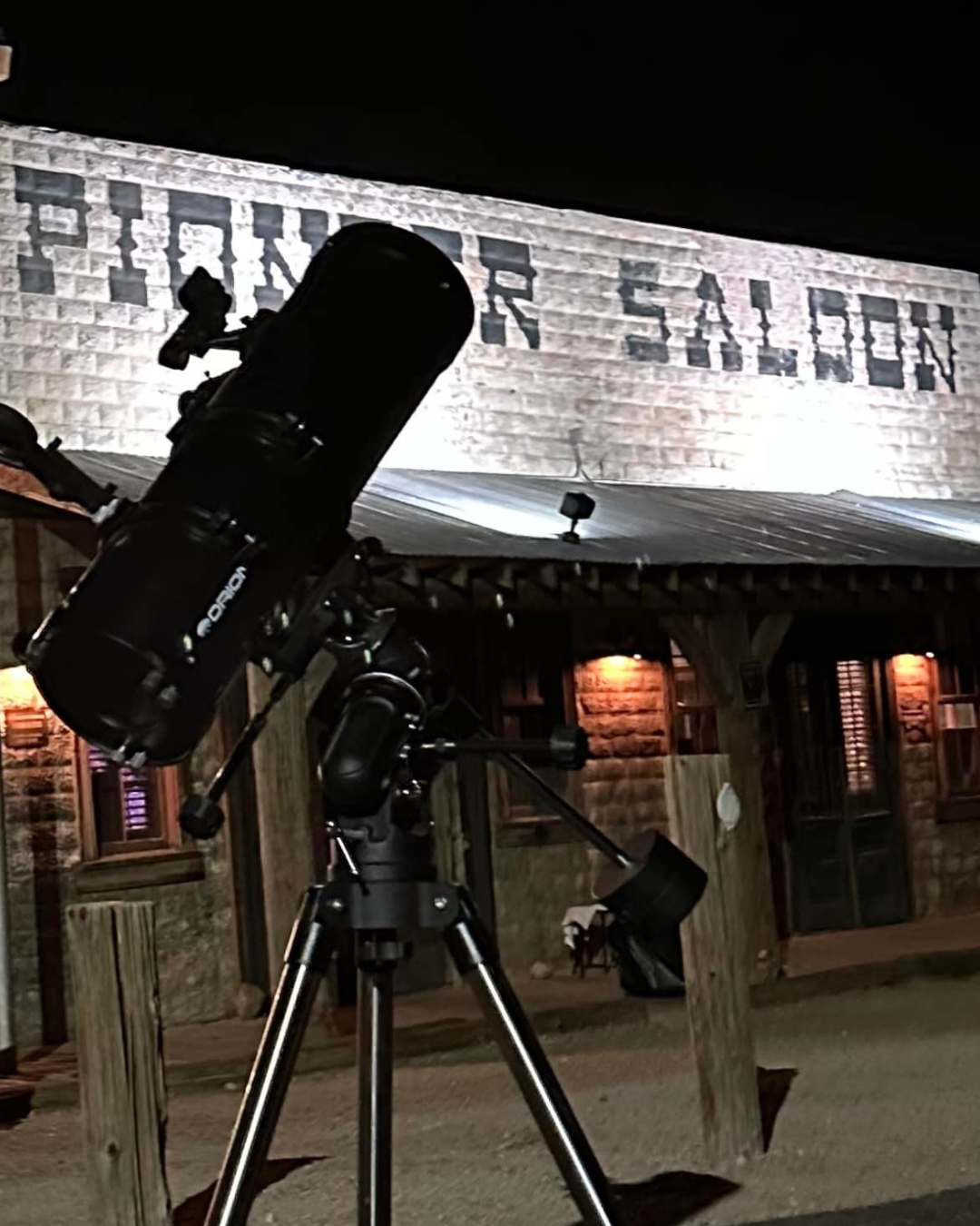 pioneer saloon hot summer nights stargazing