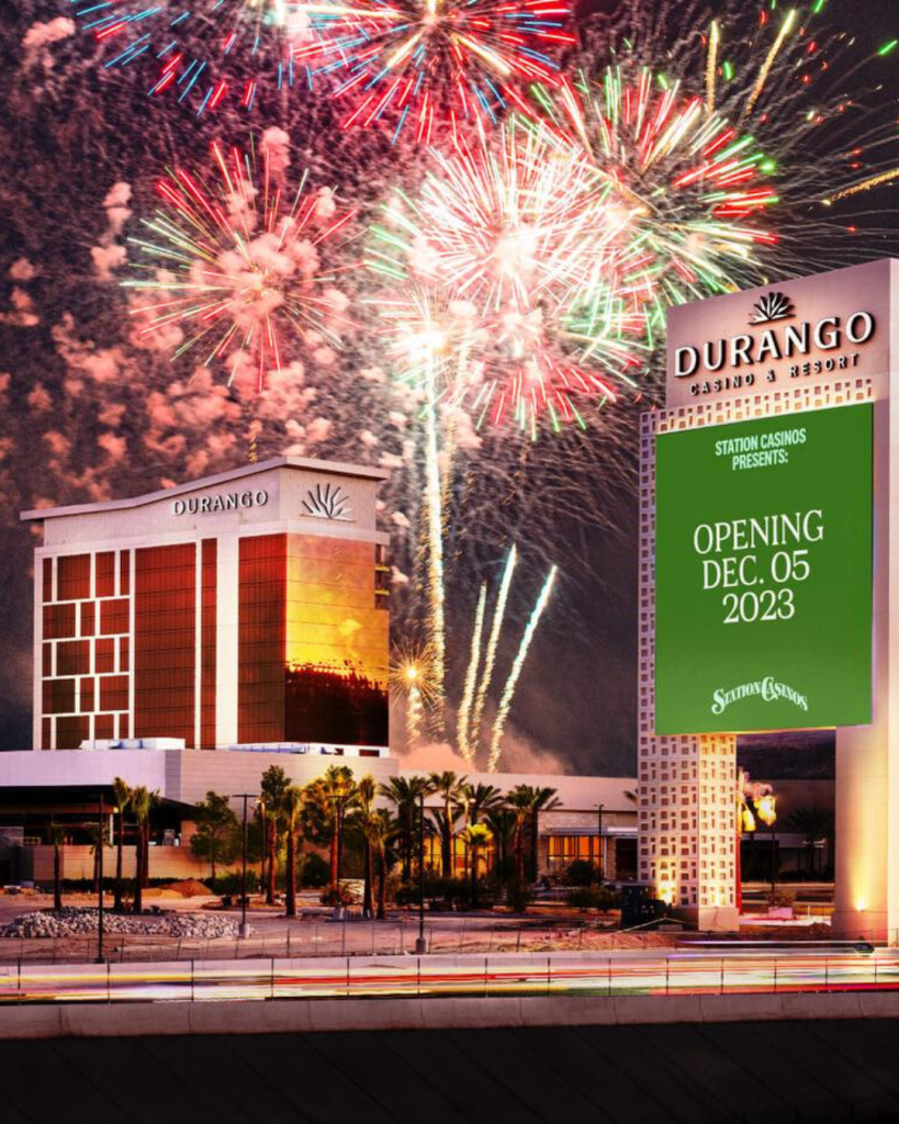 Durango Casino with fireworks