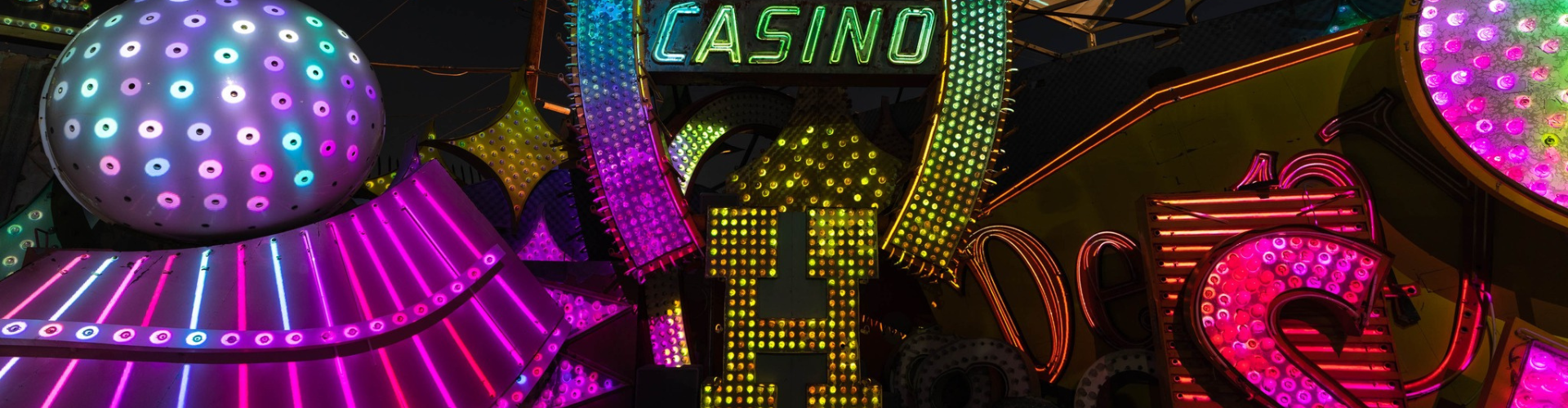 Neon Museum display in the venues boneyard.