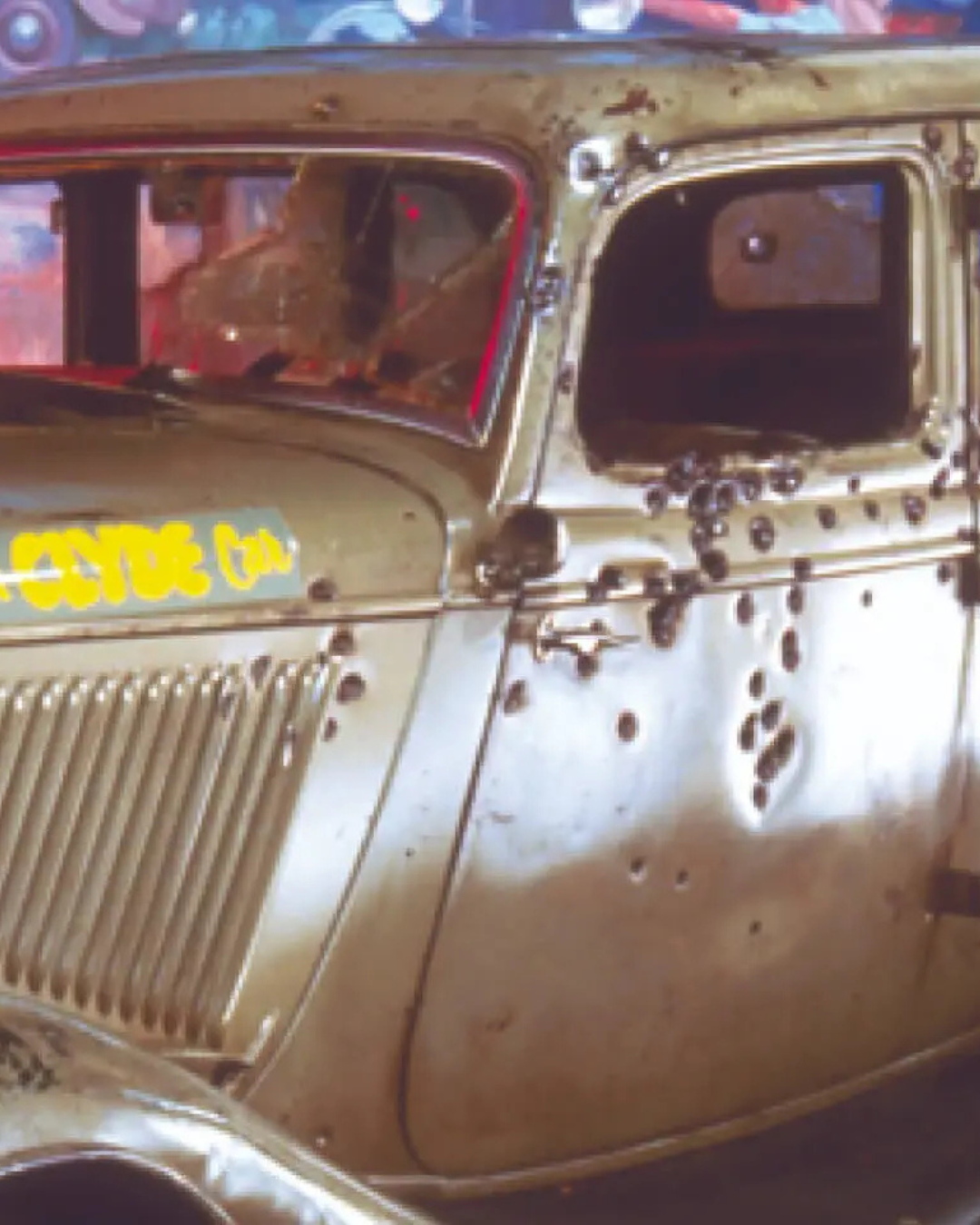 Whiskey Pete’s is Closed… Now What? Top 10 Alternate Adventures shot up bonnie and clyde car at exhibition at Buffalo Bill's.