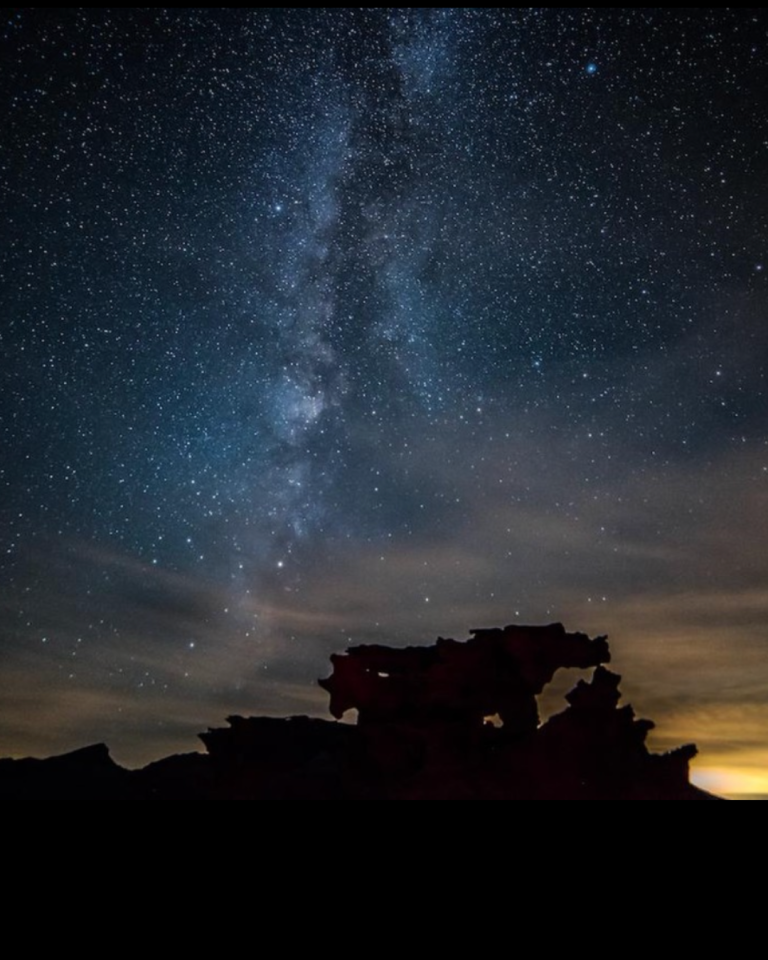 Milky Way in Gold Butte, a national monument nestled between Moapa Valley and Mesquite Nevada.